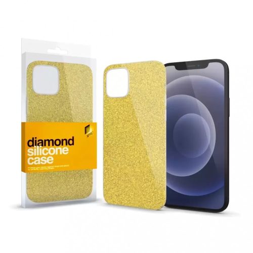 XPRO Szilikon tok Diamond Arany IPhone 11 készülékhez