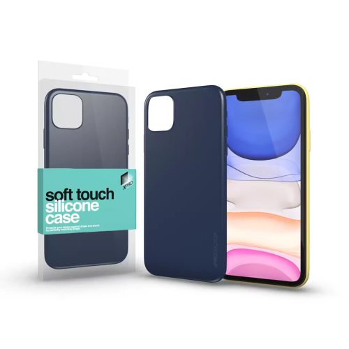 XPRO Soft Touch szilikon tok sötétkék IPhone 11 Pro készülékhez