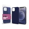 XPRO Szilikon matte tok ultravékony sötétkék Apple iPhone 12 / 12 Pro készülékhez