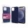 XPRO Szilikon matte tok ultravékony sötétkék Apple iPhone 12 / 12 Pro készülékhez