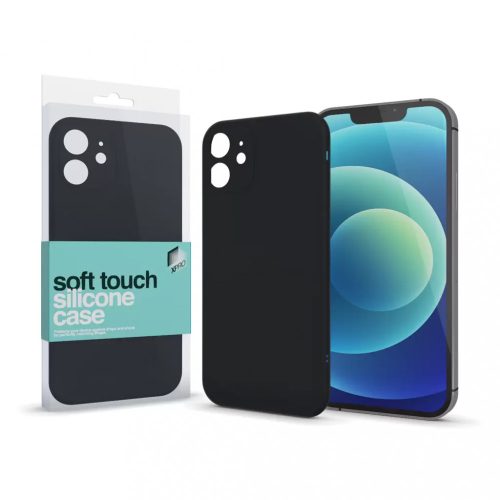XPRO Soft Touch szilikon tok Slim Fekete IPhone 7 / 8 / SE 2020 / SE 2022 készülékhez