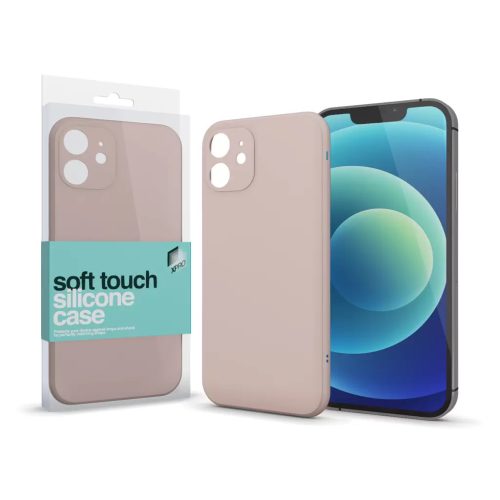XPRO Soft Touch szilikon tok Slim Púder pink IPhone 7 / 8 / SE 2020 / SE 2022 készülékhez