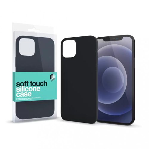 XPRO Soft Touch szilikon tok fekete IPhone 13 Mini készülékhez