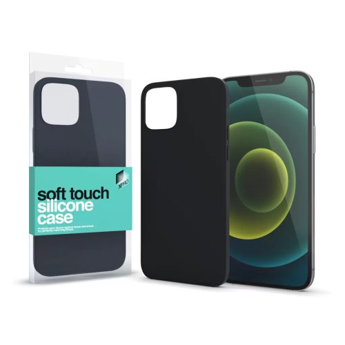XPRO Soft Touch szilikon tok fekete IPhone 13 Pro készülékhez