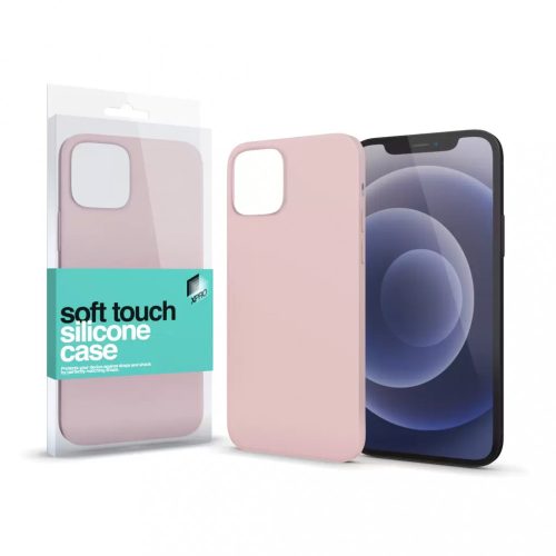 XPRO Soft Touch szilikon tok pink IPhone 13 Mini készülékhez