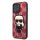 Karl Lagerfeld tok piros KLHCP13LPMNIKPI IPhone 13 Pro készülékhez