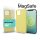 XPRO MagSafe rögzítésű Soft Touch Szilikon tok IPhone 13 Pro Max készülékhez - halvány citromsárga