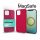 XPRO MagSafe rögzítésű Soft Touch Szilikon tok IPhone 13 Pro készülékhez - piros