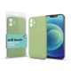 XPRO Soft Touch szilikon tok Slim világoszöld IPhone 14 Plus készülékhez