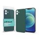 XPRO Soft Touch szilikon tok Slim sötétzöld IPhone 14 Plus készülékhez