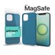 XPRO MagSafe rögzítésű Soft Touch Szilikon tok IPhone 14 Pro Max készülékhez - viharkék