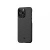 Pitaka MagEZ Case 3 Black / Grey Twill 1500D IPhone 14 Pro készülékhez - MagSafe rögzítéssel