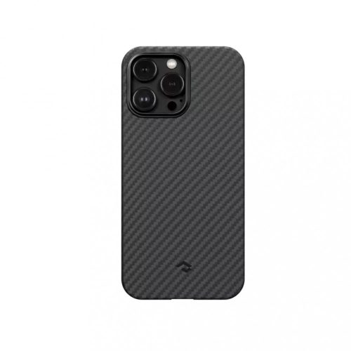Pitaka MagEZ Case 3 Black / Grey Twill 1500D IPhone 14 Pro Max készülékhez - MagSafe rögzítéssel
