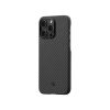 Pitaka MagEZ Case 3 Black / Grey Twill 1500D IPhone 14 Pro Max készülékhez - MagSafe rögzítéssel