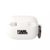 Karl Lagerfeld tok fehér KLAP2RUNCHH Airpods Pro készülékhez