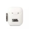 Karl Lagerfeld tok fehér KLA2RUNIKH Airpods készülékhez