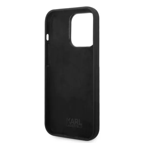 Karl Lagerfeld tok fekete KLHCP14LSNCHBCK Iphone 14 Pro készülékhez