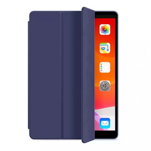 XPRO Smart Book tok kemény hátlapos szilikon védőéllel sötétkék Apple Ipad 10,2" (2019-2021) 7./8./9. generációs készülékhez