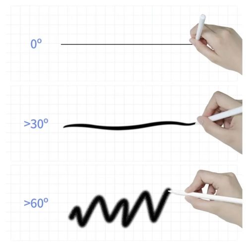 Tech-Protect érintő ceruza Apple iPad készülékekhez DIGITAL STYLUS PEN ”2” Fehér