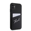 Karl Lagerfeld tok fekete KLHCN61SAPKSK IPhone 11 készülékhez