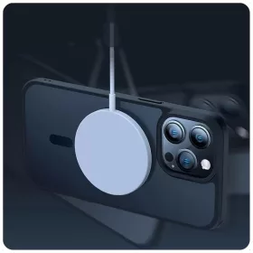   Tech-Protect Magmat Magsafe átlátszó / fekete tok Apple iPhone 15 Pro készülékhez 949071