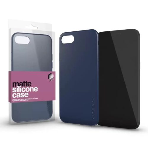 XPRO Szilikon matte tok ultravékony kék IPhone 15 készülékhez