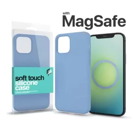   XPRO MagSafe rögzítésű Soft Touch Szilikon tok IPhone 15 Pro készülékhez - világoskék