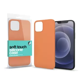   XPRO Soft Touch szilikon tok narancs IPhone 15 Pro készülékhez