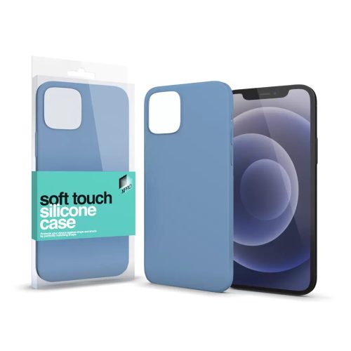 XPRO Soft Touch szilikon tok világoskék IPhone 15 Pro Max készülékhez