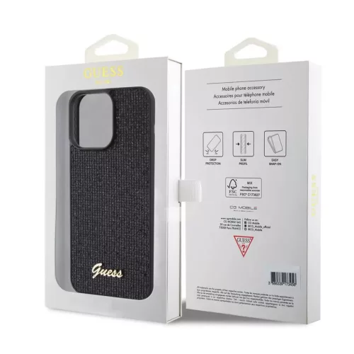 Guess tok Fekete Apple Iphone 15 Pro Max készülékhez GUHCP15XPMSDGSK