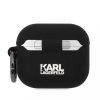Karl Lagerfeld tok fekete KLA3RUNKC Airpods 3 készülékhez