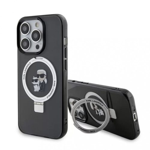 Karl Lagerfeld tok fekete KLHMP15XHMRSKCK IPhone 15 Pro Max készülékhez