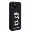 Karl Lagerfeld tok fekete KLHCP15SSDHKCNK IPhone 15 készülékhez