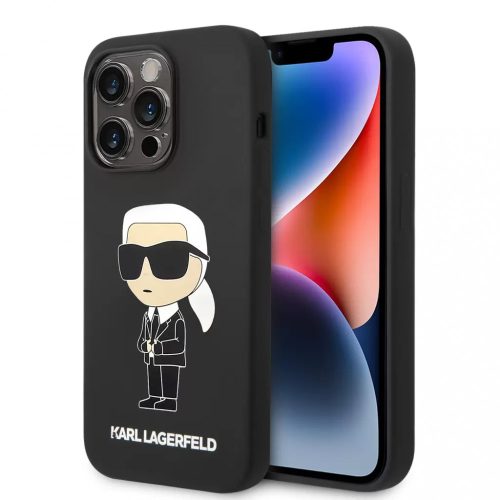 Karl Lagerfeld tok fekete KLHCP15XSNIKBCK IPhone 15 Pro Max készülékhez
