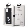 Karl Lagerfeld tok fekete KLHCP15SSNCHBCK IPhone 15 készülékhez