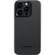 Pitaka MagEZ Case 4 Black / Grey Twill 600D IPhone 15 Pro Max készülékhez - MagSafe rögzítéssel