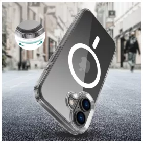    Tech-Protect FLEXAIR MAGSAFE Hybrid átlátszó tok Apple iPhone 16 Plus készülékhez