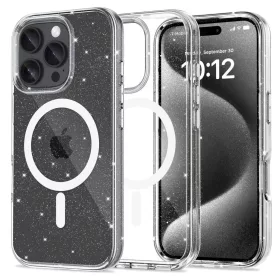    Tech-Protect FLEXAIR MAGSAFE GLITTER csillogós tok Apple iPhone 16 Pro készülékhez