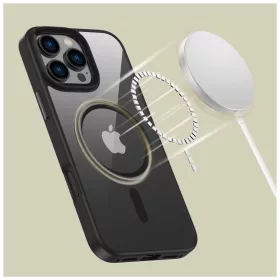   Tech-Protect MAGMAT MAGSAFE tok fekete/átlászó Apple iPhone 16 Pro Max készülékhez