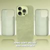 XPRO™ Soft Velvet Magsafe tok Apple iPhone 15 Pro készülékhez - Zöld