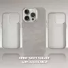XPRO™ Soft Velvet Magsafe tok Apple iPhone 15 Pro készülékhez - Szürke