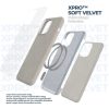 XPRO™ Soft Velvet Magsafe tok Apple iPhone 15 Pro Max készülékhez - Ezüst