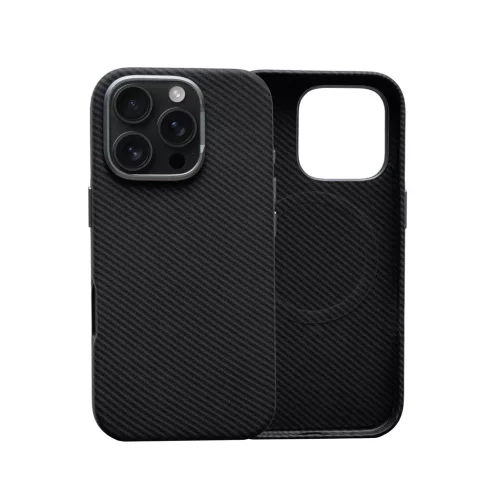 XPRO™ CarbonSkin MagSafe fekete tok Apple iPhone 16 Pro Max készülékhez