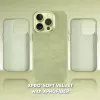 XPRO™ Soft Velvet Magsafe tok Apple iPhone 16 Pro Max készülékhez - Zöld