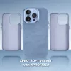 XPRO™ Soft Velvet Magsafe tok Apple iPhone 16 Pro Max készülékhez - Kék
