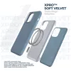 XPRO™ Soft Velvet Magsafe tok Apple iPhone 16 Pro Max készülékhez - Kék