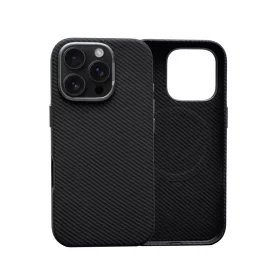   XPRO™ CarbonSkin MagSafe fekete tok Apple iPhone 16 Plus készülékhez