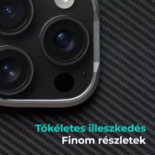 XPRO™ CarbonSkin MagSafe fekete tok Apple iPhone 16 Plus készülékhez