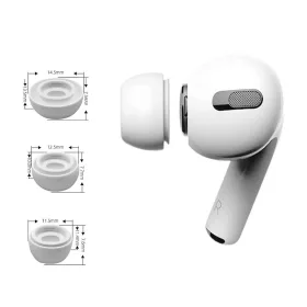   Tech-Protect Ear Tip Fülpárna 3db Apple AirPods Pro 1 / 2 készülékhez Fehér