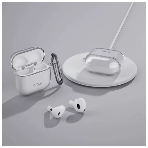 Tech-Protect FlexAir tok Apple AirPods 4 készülékhez Átlátszó